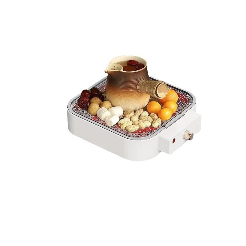 新款网红围炉电加热无烟烤炉烧烤架可拆卸围炉煮茶烤肉户外便携图5