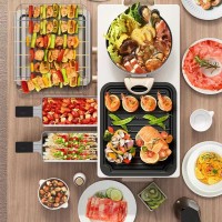 家用韩式火锅烧烤一体锅多功能烤肉机室内电烤盘涮烤无烟烤盘
