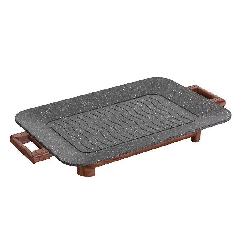 电烧烤炉家用少烟烤肉机电烤盘涮烤韩式多功能室内火锅一体锅烤鱼图3