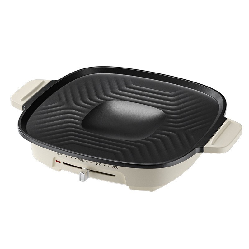 电烧烤盘多功能涮烤一体锅不粘锅电烤盘家用烤肉一体式多功能烤肉图5