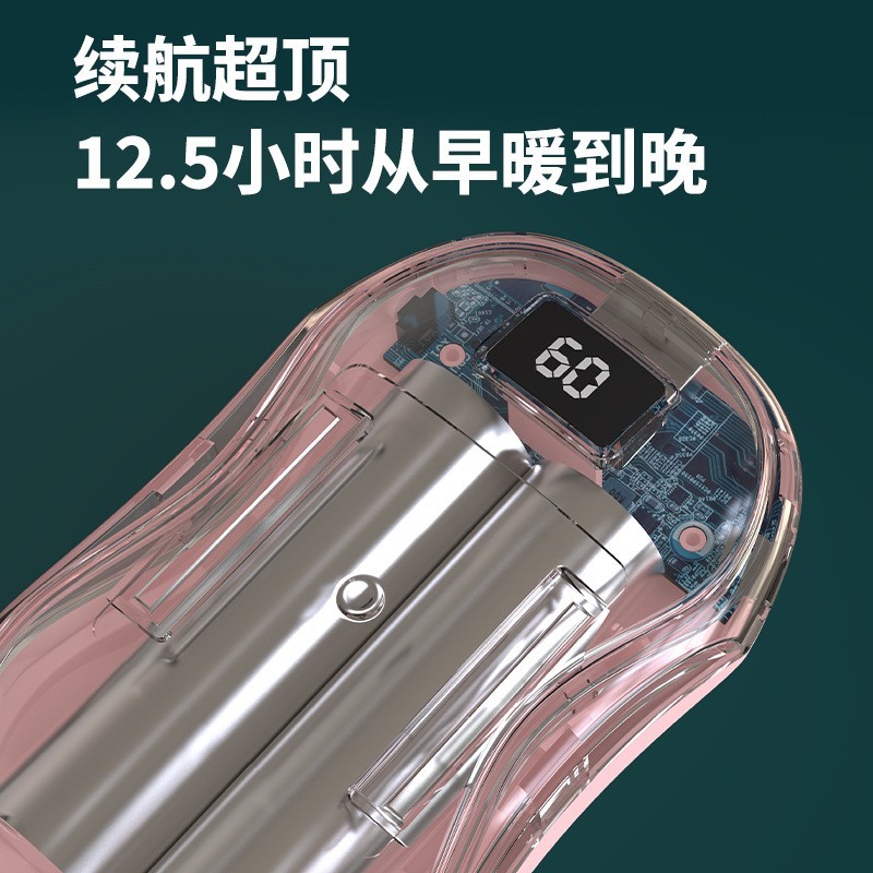 2025新款跨境迷你数显暖手宝USB充电办公环境户外运动三档可调节图4