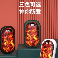 新款跨境炭火暖手宝快速发热充电宝暖手宝二合一数显源头工厂