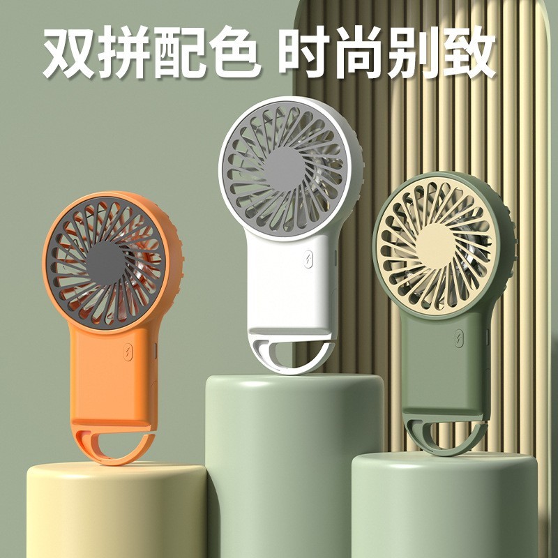 2024款登山扣桌面户外宿舍 USB充电便携式迷你小风扇支持LOGO印制图2