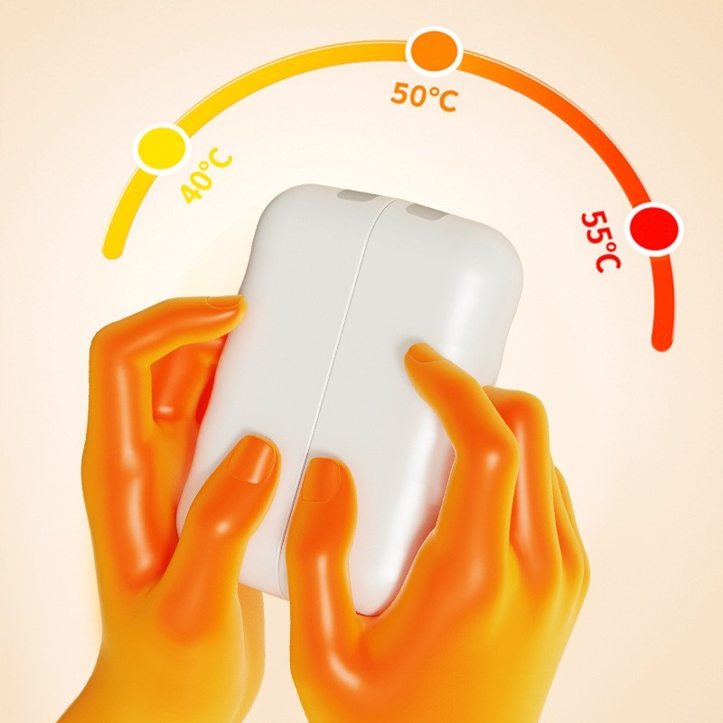 跨境磁吸暖手宝分体式充电二合一便携式随身迷你暖宝usb防爆手握图3