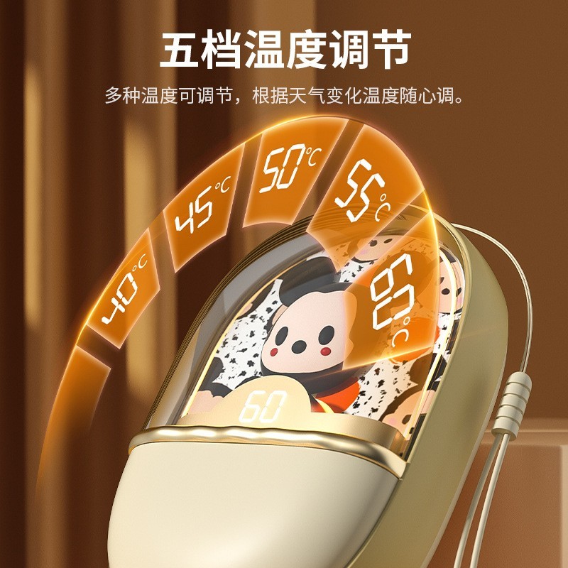 新款卡通迷你便携防爆暖手宝USB充电暖手充电宝二合一暖宝宝图3