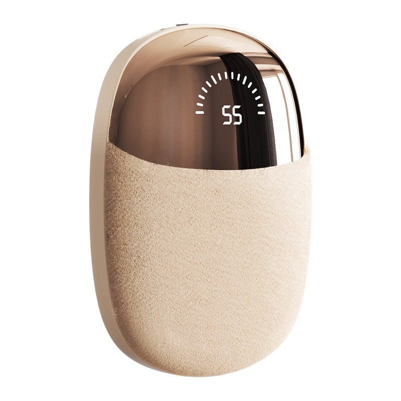 新款毛绒暖手宝充电暖宝宝暖手神器双面自发热便携式手握取暖神器图5