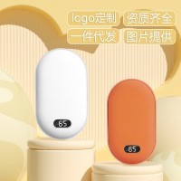 2025新款跨境手握式暖手宝充电款暖手器logo定制双面发热