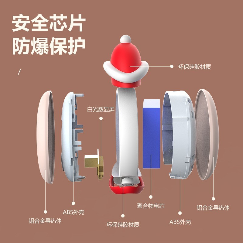 新款跨境usb手握式电暖手宝充电防爆暖手器充电暖手图2