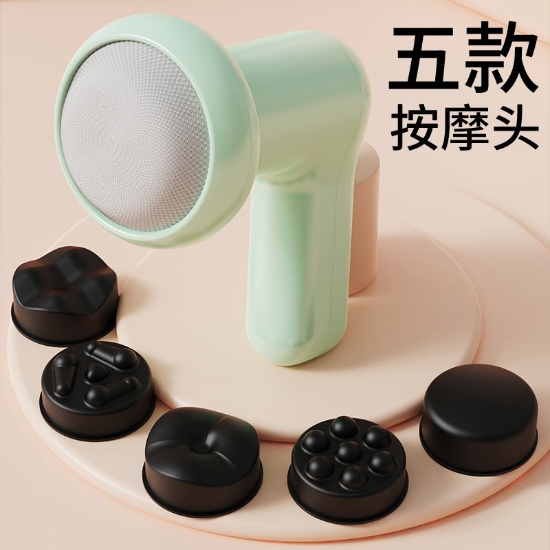 电动按摩器颈椎腰背腿部经络疏通手持按摩仪全身多功能推脂机家用图2