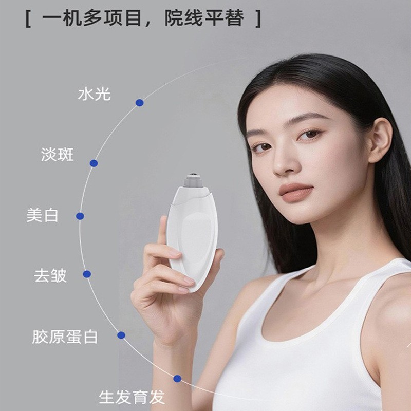 手持纳米微晶导入仪美容院同款水光针精华补水电动微针美容仪器图2