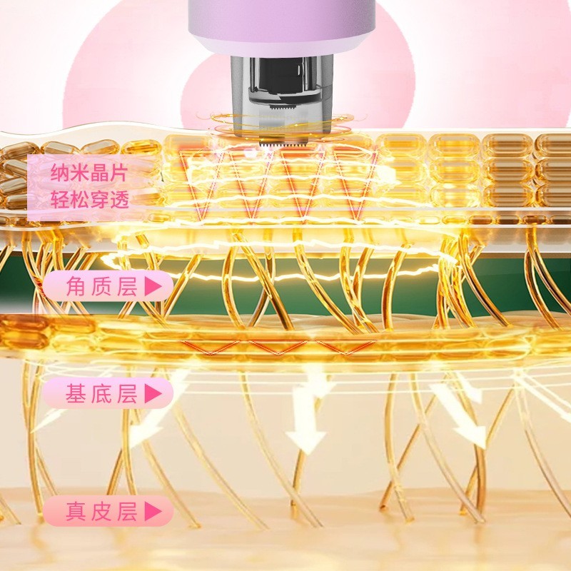 纳米微晶导入仪便携水光机仪器脸部导入精华水光微针电动美容仪图4