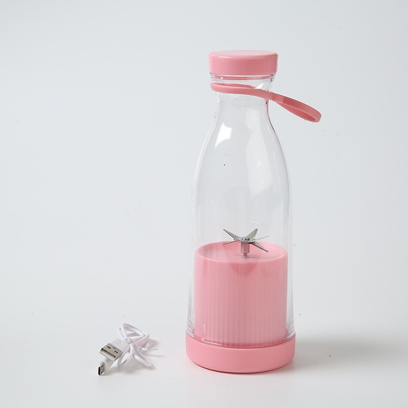 跨境新款便捷式新款榨汁机酒瓶果汁杯迷你水果榨汁机USB充电无线图3