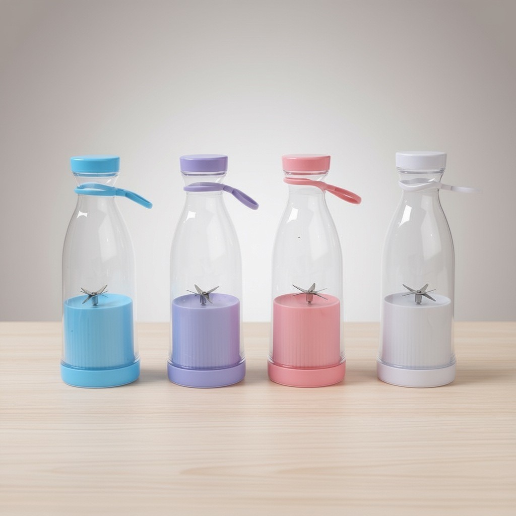 跨境新款便捷式新款榨汁机酒瓶果汁杯迷你水果榨汁机USB充电无线图4