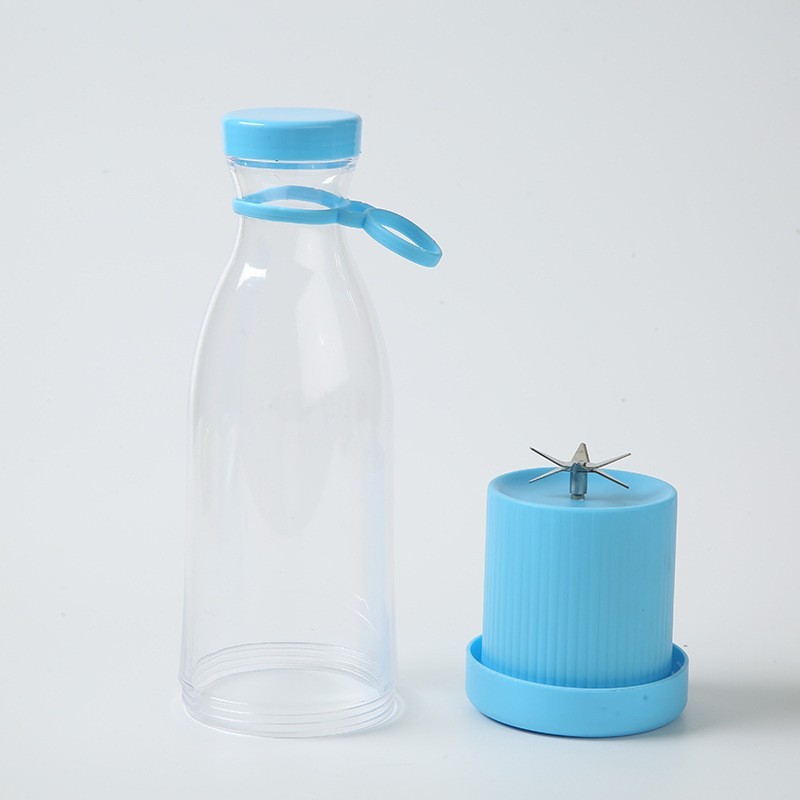 跨境新款便捷式新款榨汁机酒瓶果汁杯迷你水果榨汁机USB充电无线图2