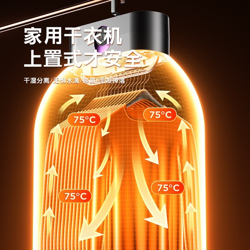 2025新款干衣机小型烘衣服家用烘干机宿舍婴儿折叠便携风衣图4