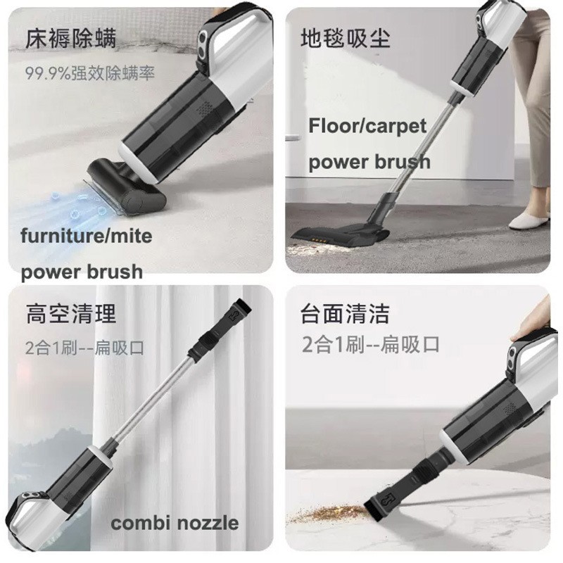 跨境热销洗地机多功能吸拖扫一体机8合一家用吸尘全自动智能拖把图2