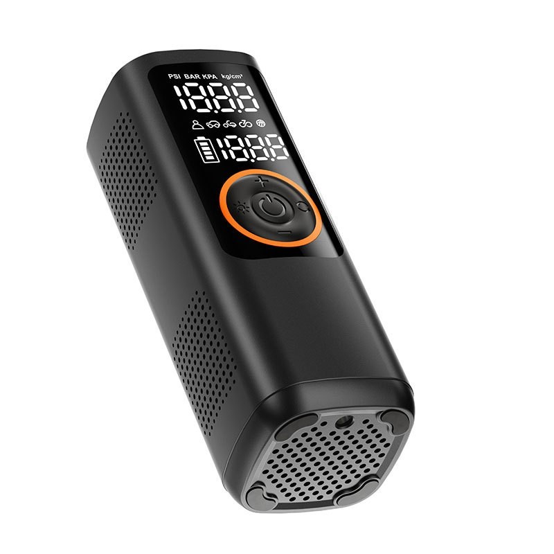 跨境热销多功能车载便携充气泵手持数显无线汽车电动车车胎充气泵图5