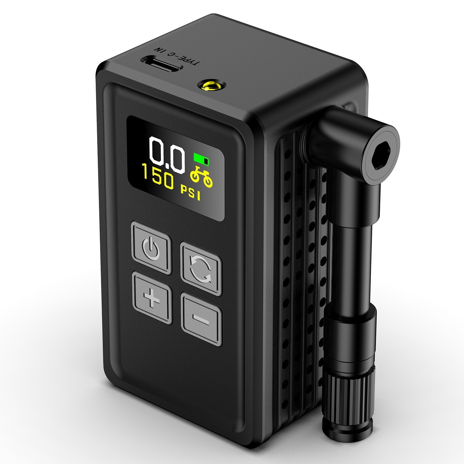 便携式打气筒自行车智能电动充气泵骑行摩托车轮胎高压迷你充气宝图5