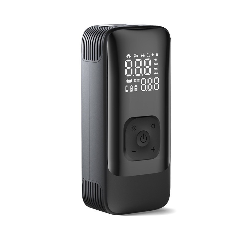 外贸专供车载充气泵汽车无线电动打气筒自行车便携带胎压监测照明图5