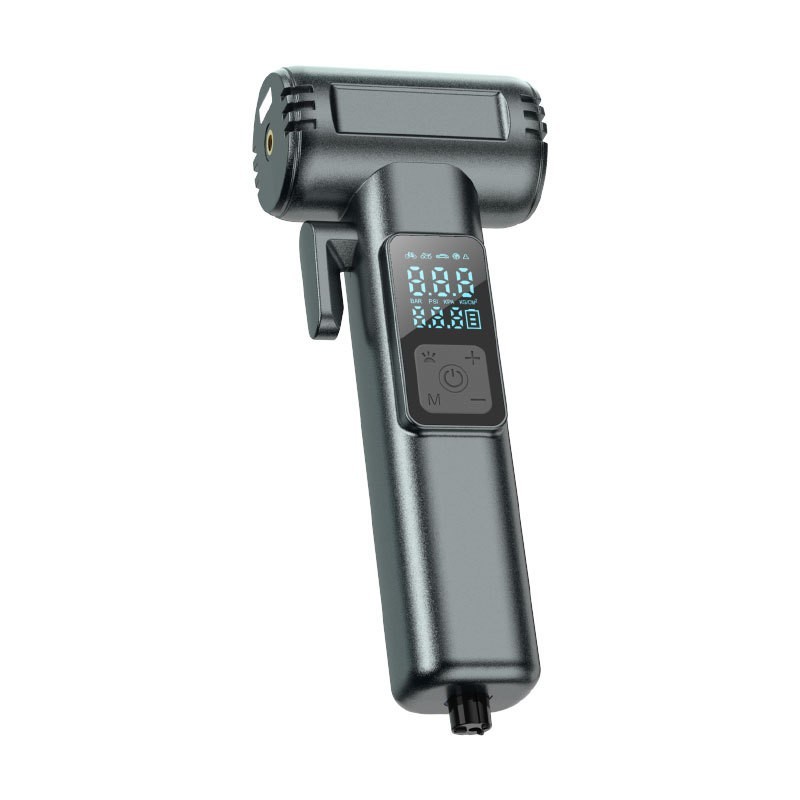 跨境车载充气泵胎压检测汽车打气泵破窗器割刀一体多功能Air pump图3