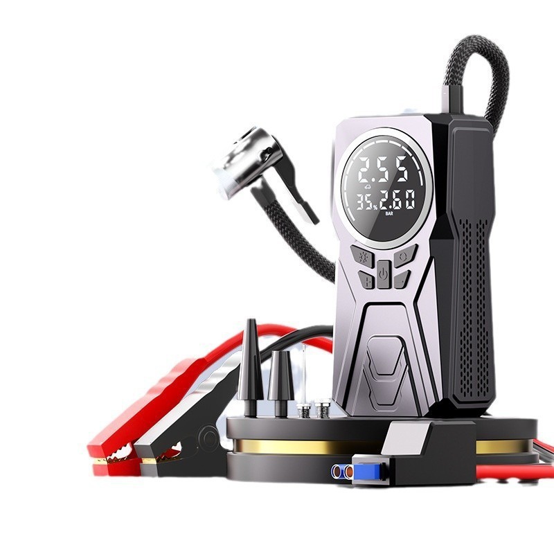 车载充气泵汽车用大功率多功能便携式电动高压速冲轮胎打气泵外贸图5