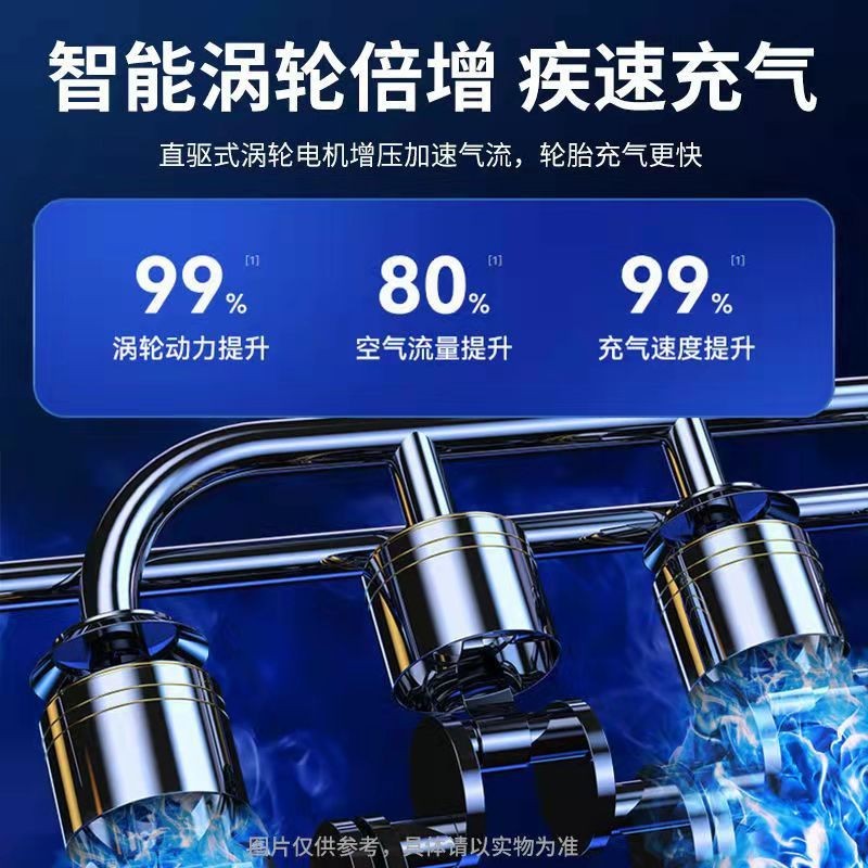 车载充气泵小型筒便携式打气筒轮胎电动打气泵车用图3