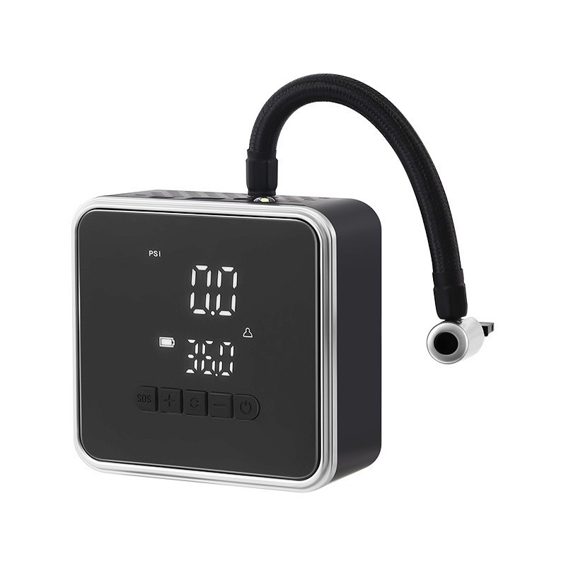 跨境车载充气泵自动充停无线电动汽车轮胎打气泵电动车便携打气筒图4