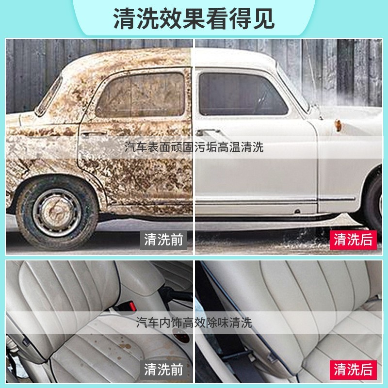 汽车美容店蒸汽清洗机洗美店臭氧消毒机多功能蒸汽清洁机图2