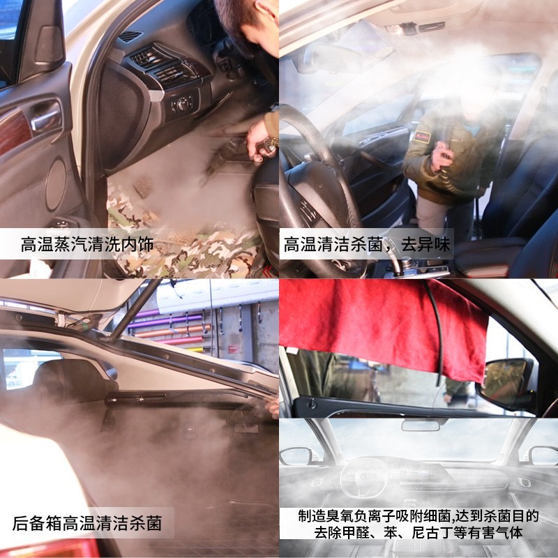 汽车美容店蒸汽清洗机洗美店臭氧消毒机多功能蒸汽清洁机图3