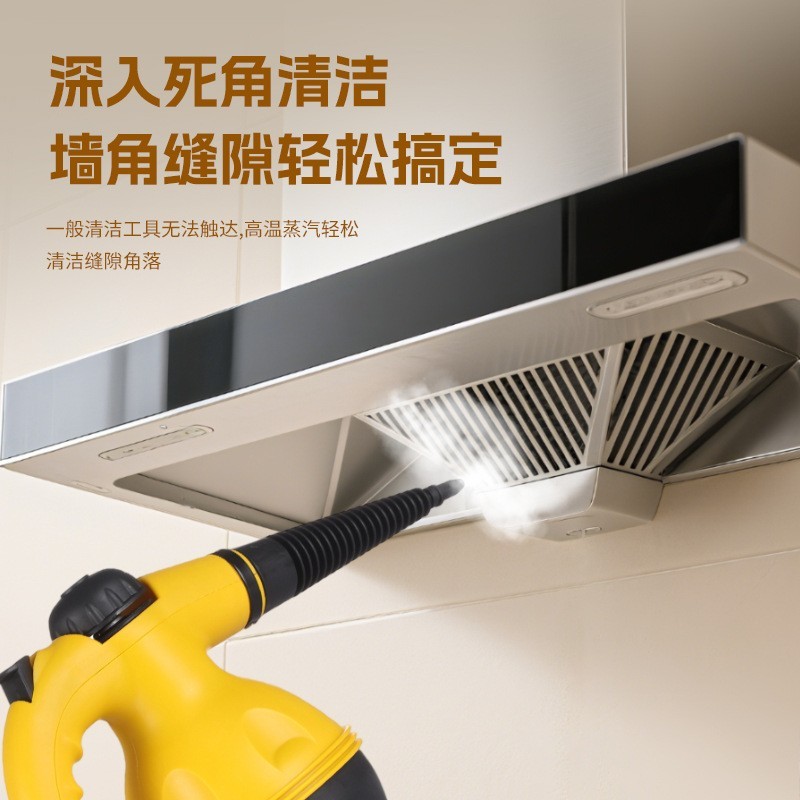 手持高温蒸汽清洁机便携式汽车家用多功能厨房油烟机清洁机蒸汽机图2