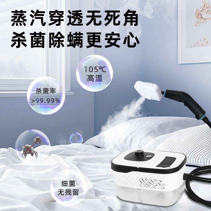 家用布艺沙发高温蒸汽清洁机便携式窗帘床垫杀菌除螨高温蒸汽杀菌图3