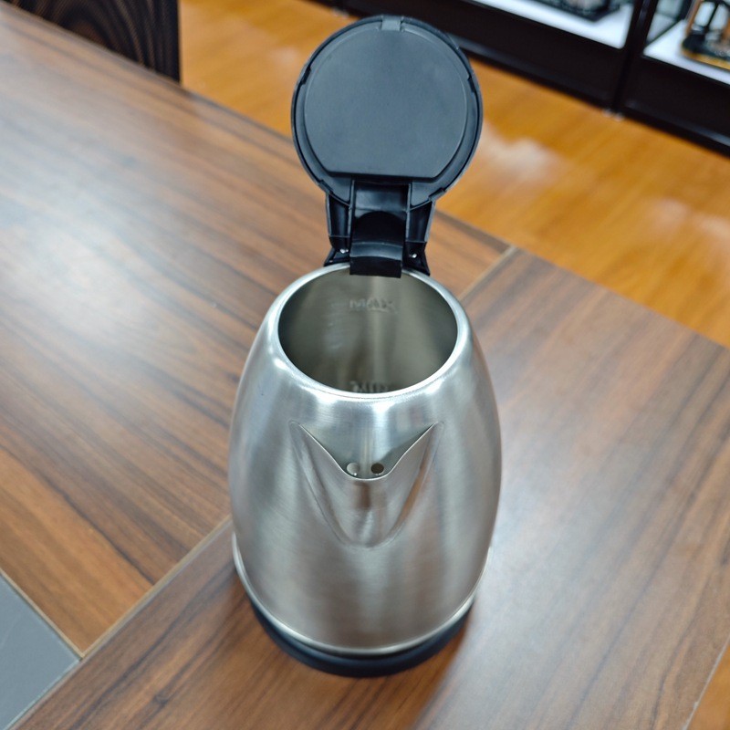 304不锈钢电热水壶2.0L大容量电水壶防干烧养生电烧水壶工厂图3