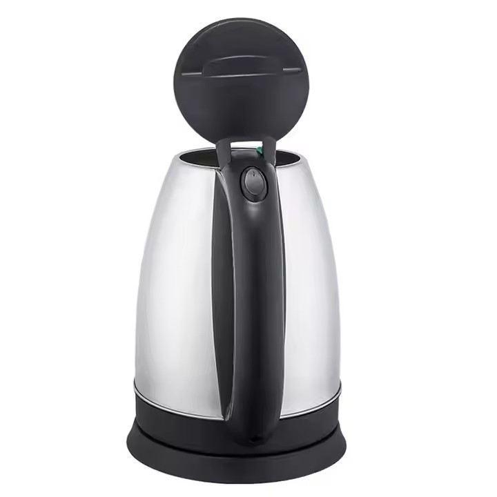 1.8L家用电热水壶磨砂出口304不锈钢110V快速烧开烧水壶2.0L工厂图2