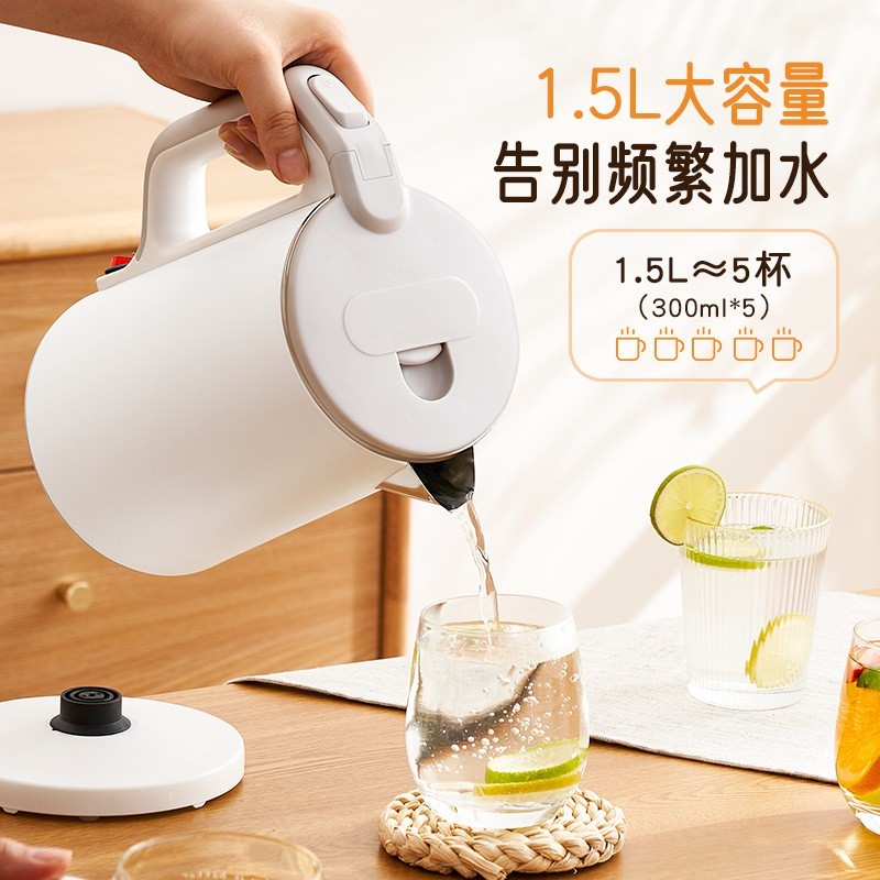 电热水壶烧水壶家用保温一体全自动断电大容量不锈钢煲开水壶图2
