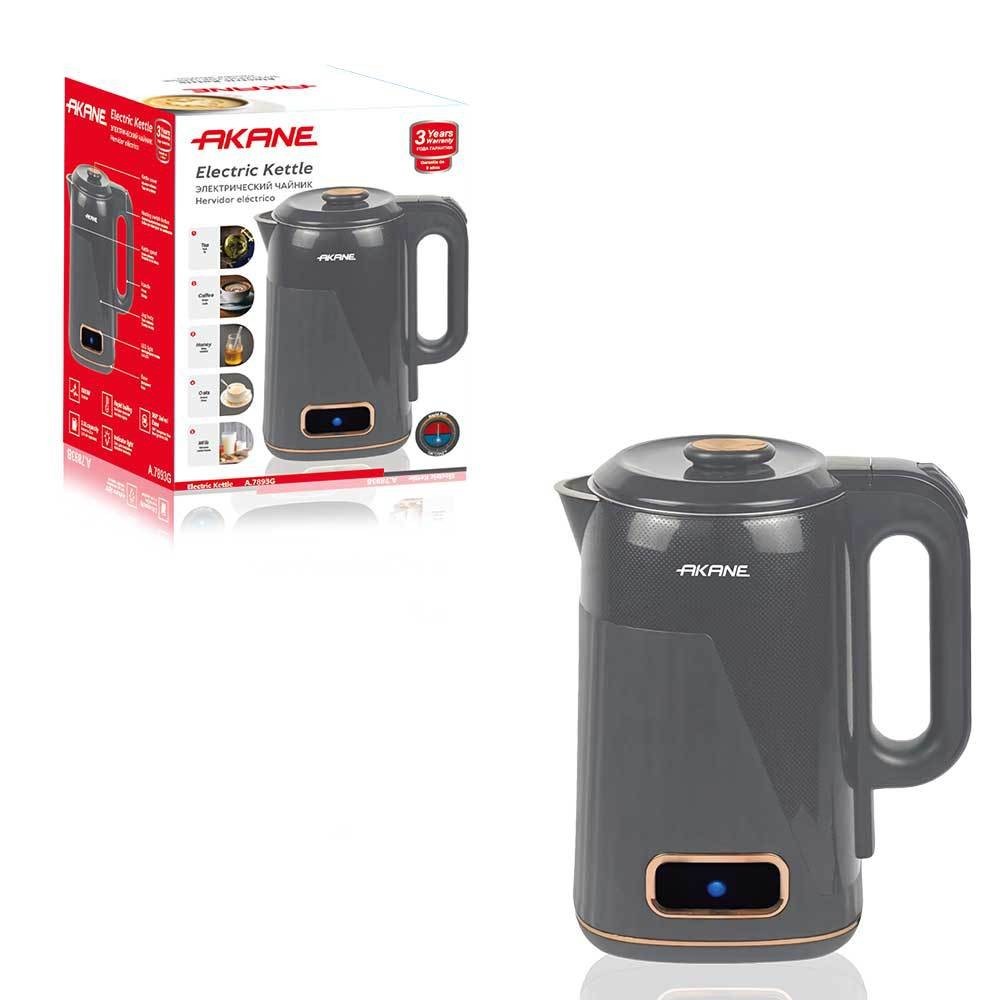 跨境欧规保温水壶双层无缝不锈钢烧水壶自动断电电热水壶图2