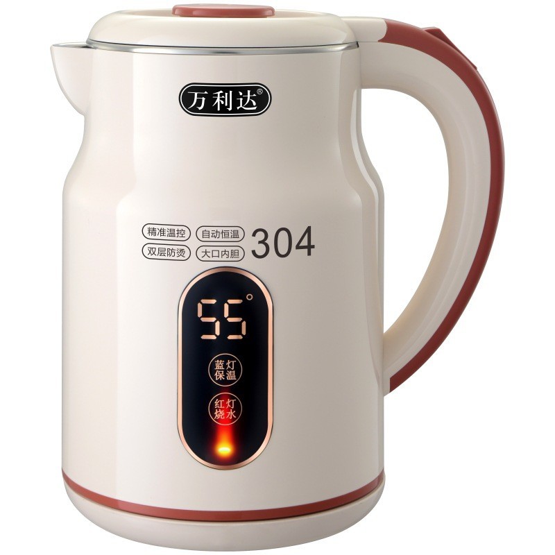 304不锈钢烧水壶家用智能保温一体电热开水壶大容量恒温壶图3