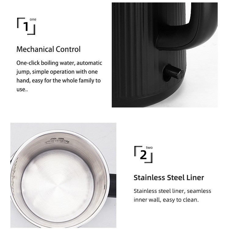 电热水壶双层水壶304不锈钢开水壶烧水壶家用办公室厂家图4