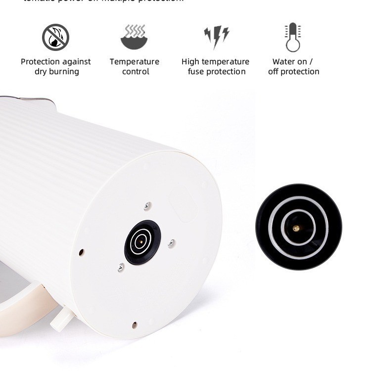 电热水壶双层水壶304不锈钢开水壶烧水壶家用办公室厂家图3