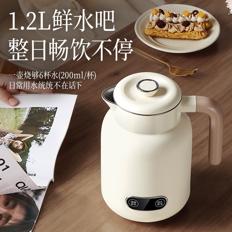 智能电热水壶家用恒温办公烧水壶全自动多功能一体智能保温开水壶图2