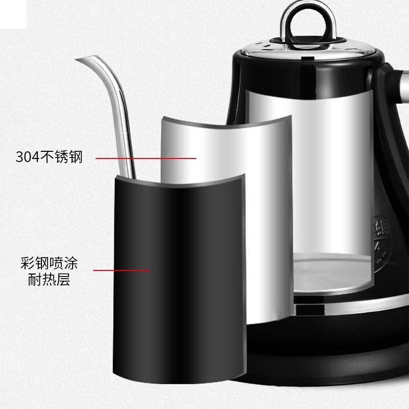恒温电热水壶家用不锈钢烧水泡茶专用长嘴细口手冲咖啡控温烧水壶图3