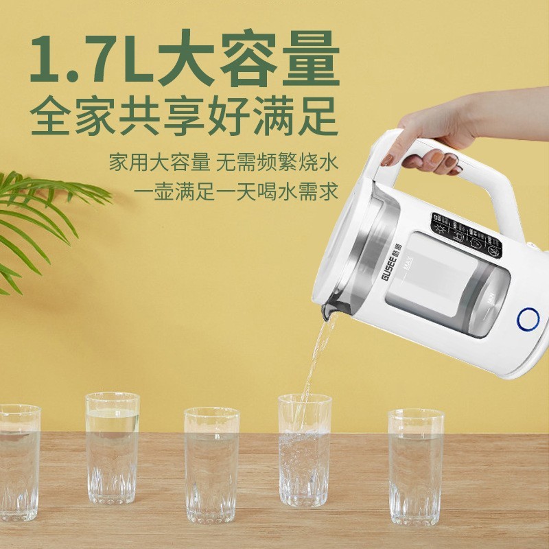 高硼硅玻璃电热水壶保温一体壶家用透明煮茶大容量电热水壶图3
