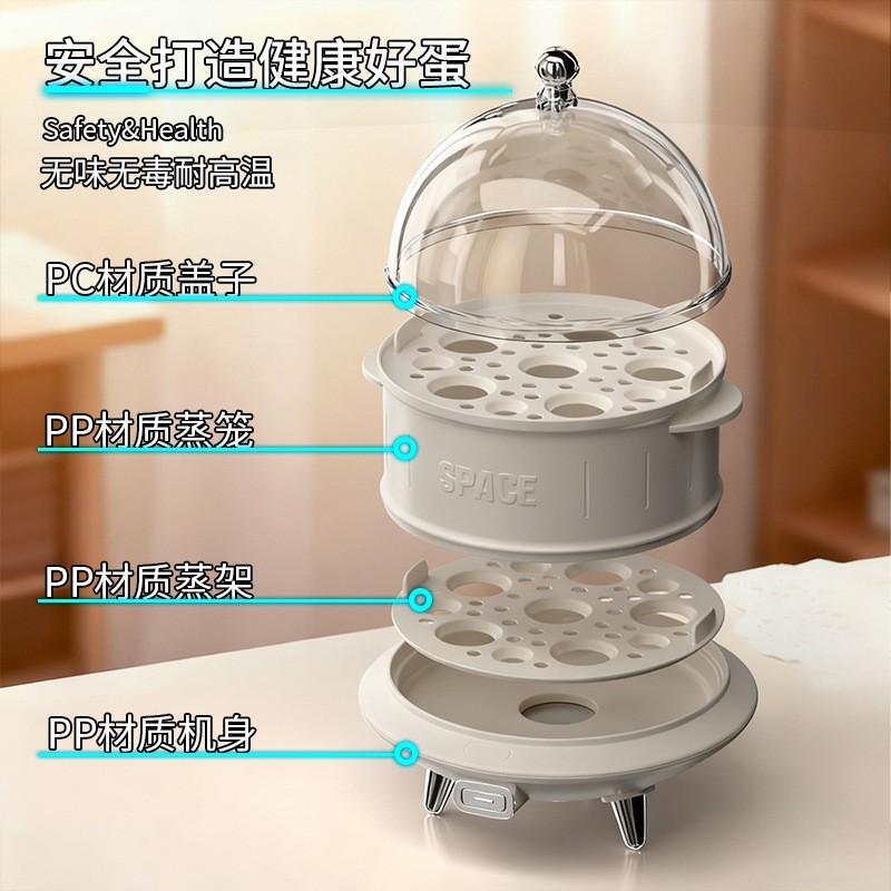 飞碟煮蛋器家用煮蛋神器早餐多功能蒸蛋器图2