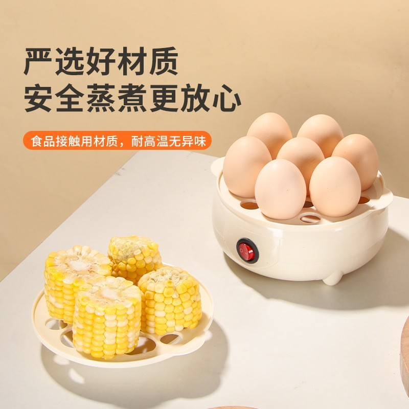 多功能家用小型防干烧煮蛋器自动断电多层蒸蛋器图4