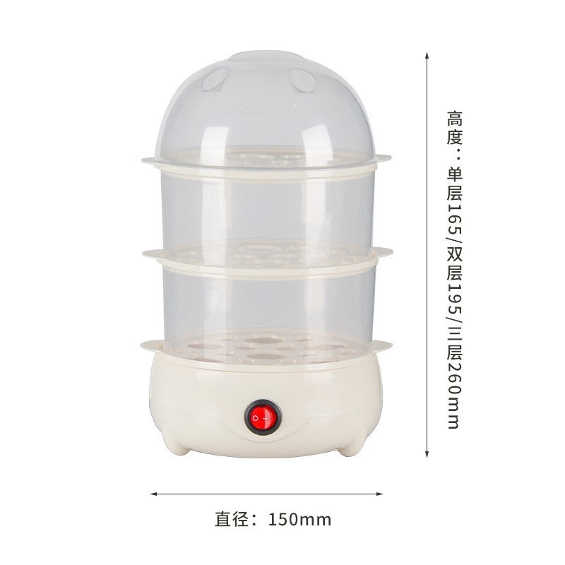 多功能家用小型防干烧煮蛋器自动断电多层蒸蛋器图5