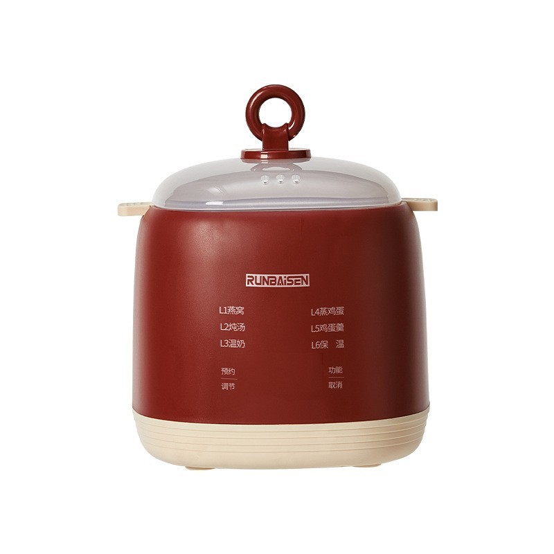 多功能蒸蛋器智能煮蛋器全自动小电炖盅陶瓷多功能家用隔水炖1.0L图3