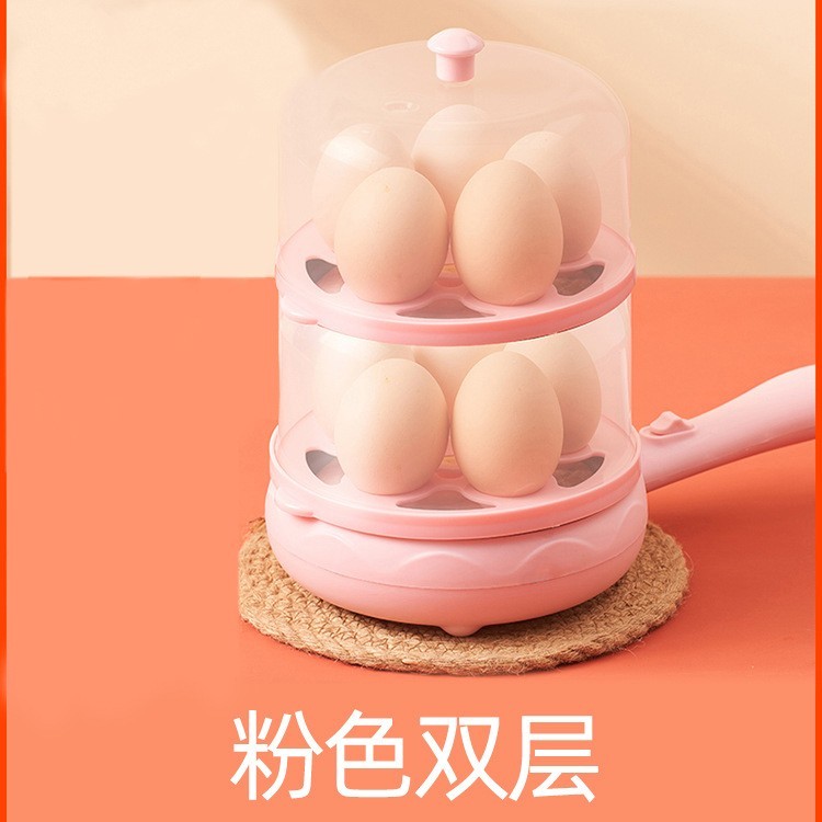 家用电煎锅小型插电煎蛋器蒸蛋煮蛋器自动断电小煎饼锅宿舍早餐机图2