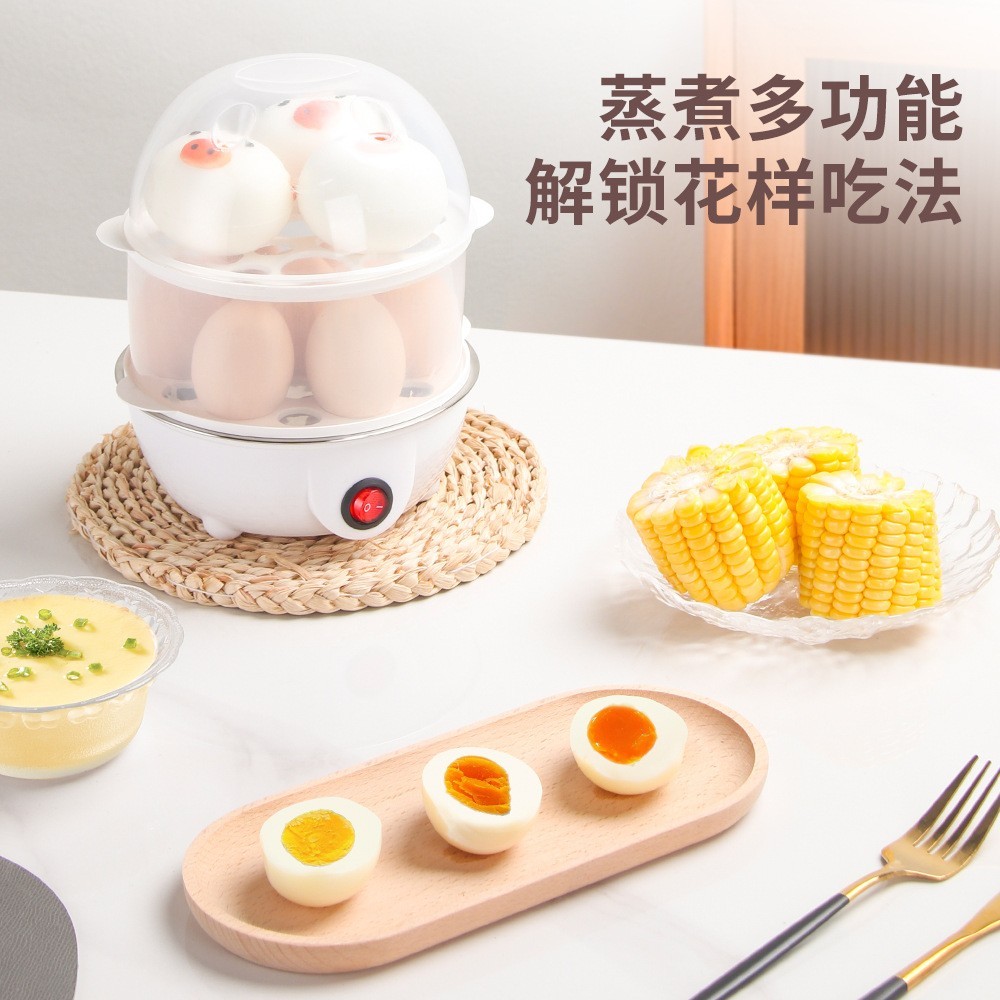 定制多功能蒸蛋器煮蛋器不锈钢家用自动断电小型蒸神器早餐机煮蛋图2