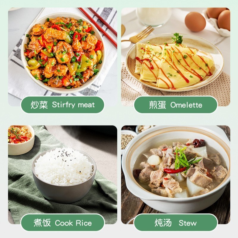 不粘锅大功率爆炒料理锅多功能电炒锅炒菜家用煎炒蒸煮一体锅图4