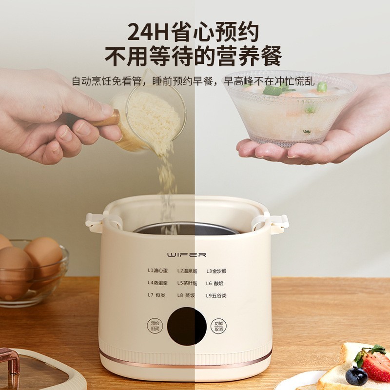 智能蒸蛋机煮蛋器早餐机溏心蛋温泉蛋多功能早餐机家用迷你煮蛋器图2