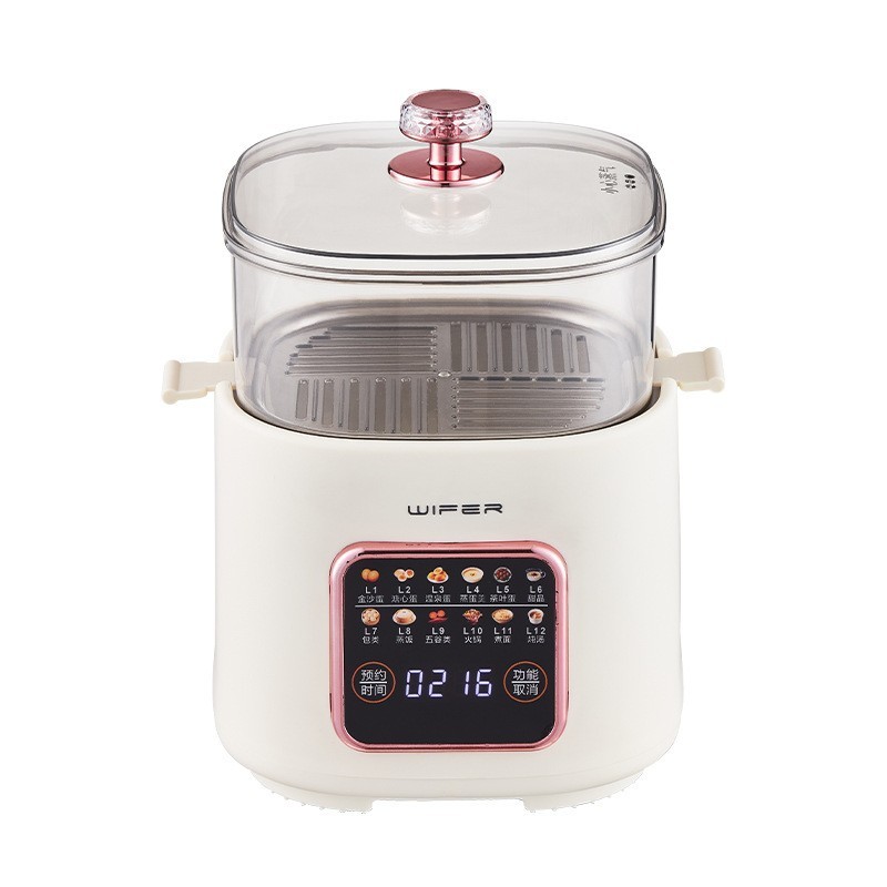 家用煮蛋器早餐机不粘锅多功能电煮锅宿舍温泉蛋小型迷你泡面锅图5